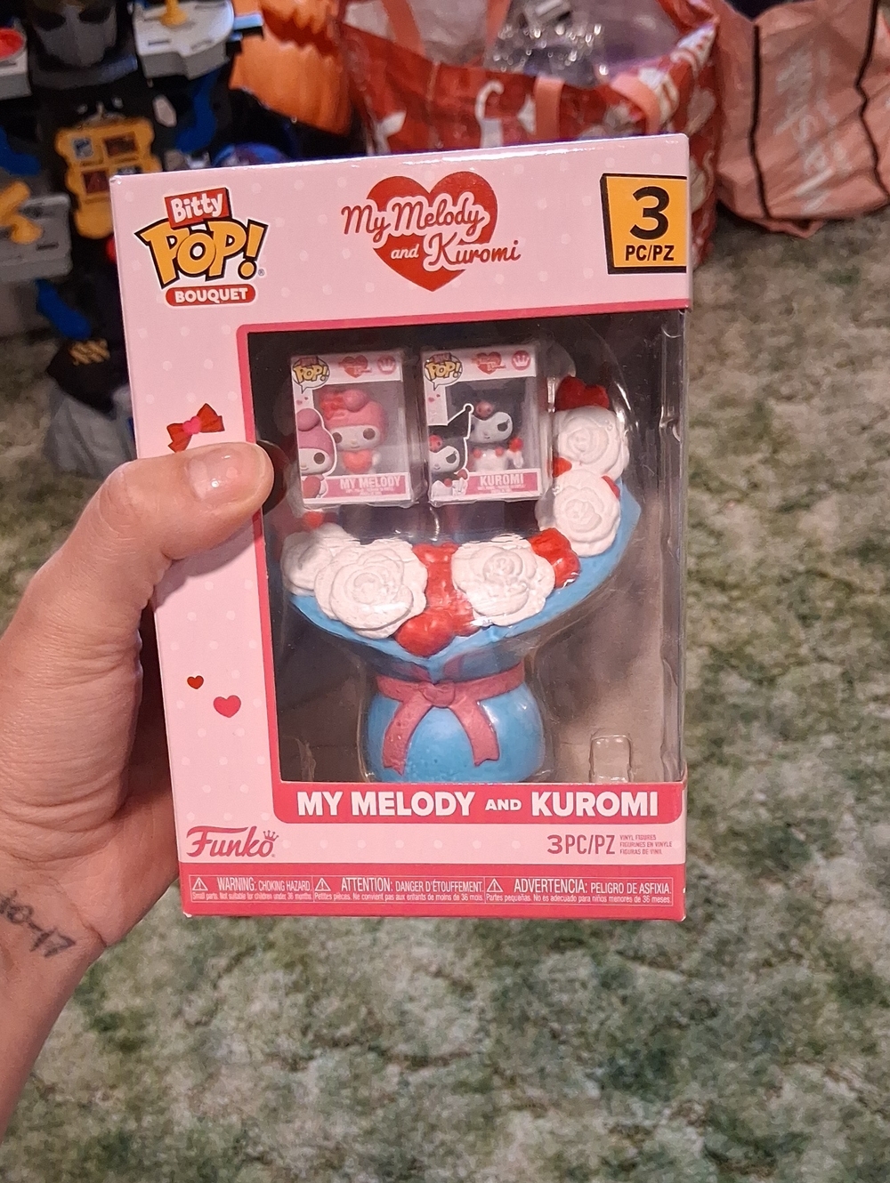 Funko Bitty Pop! My Melody and Kuromi Bouquet - Pink & Blue